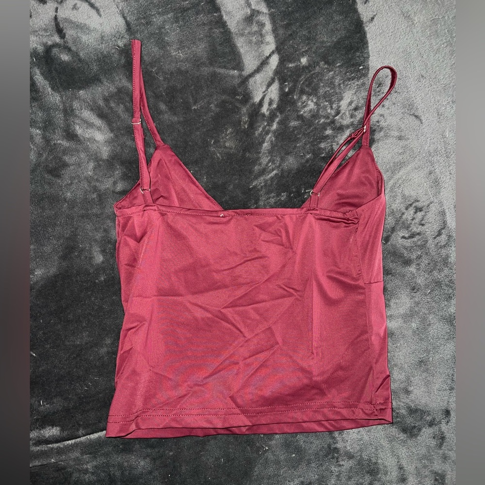 Princess Polly Kazan Cami in Wine Size 2 - Picture 8 of 8